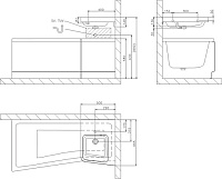Раковина Ravak BeHappy II 50х66 L XJAL1100001