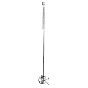 Devon&Devon Запорный вентиль с трубкой подвода и обжимной цангой, цвет: хром 2DUHL161CR