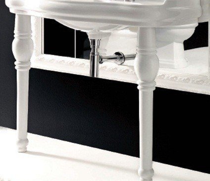 Kerasan Retro Керамические ножки для раковины, цвет: Bianco 108301