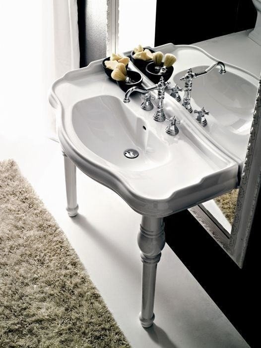 Kerasan Retro Керамическая ножка под раковину, цвет: Nero lucido 108304