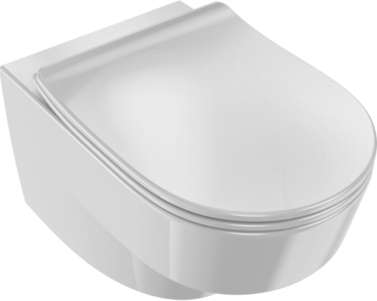 Jacob Delafon Odeon Rive Gauche Унитаз подвесной, безободковый, 54х36 см, цвет: белый EDR102-00  EDR102-00