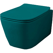 Artceram A16 Унитаз подвесной, 52,5х36 см, безободковый, цвет: Verde foresta ASV003 43 00