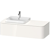 Duravit Happy D.2 Plus Столешница 1,6x130xh55 cм, SX, цвет белый глянцевый HP031KL2222