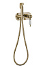 Boheme Medici Гигиенический душ со смесителем и встраиваемой частью, цвет: bronze 424