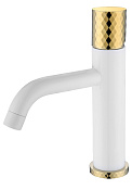 Boheme Stick Смеситель для раковины низкий, цвет: white 121-WG