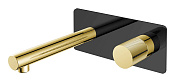 Boheme Stick Смеситель из стены, цвет: Black Touch Gold 125-BG.2