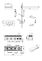 Boheme Fusion Душевой комплект встраиваемый - смеситель, верхний, ручной душ, цвет: matt white 130-MW