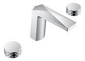 Boheme Venturo Diamond Смеситель для раковины на 3 отверстия, без дк, излив 15,2 см, цвет: chrome 150-CR-DIAMOND