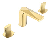 Boheme Venturo Touch Смеситель для раковины, 3 отверстия, без дк, длина излива 15,2 см, цвет: gold 150-G-TOUCH