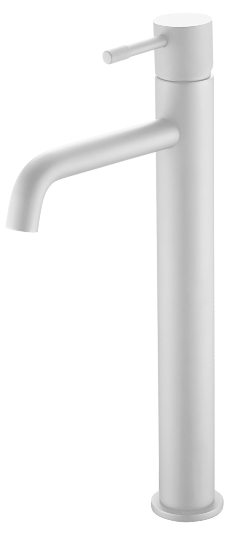 Boheme Uno Spirale Смеситель для раковины излив 23,5 см, без донного клапана, цвет: matt white 462-MW