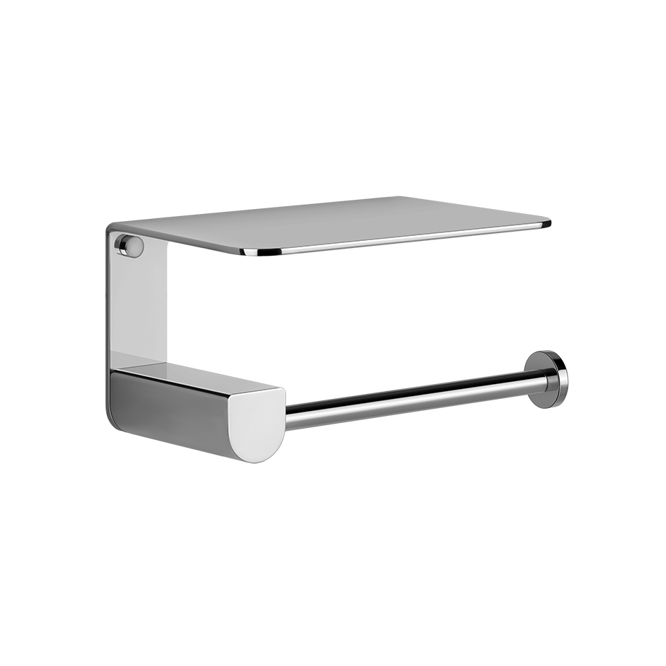 Gessi Rilievo Держатель туалетной бумаги с крышкой, цвет: Brushed Brass PVD 59449#727