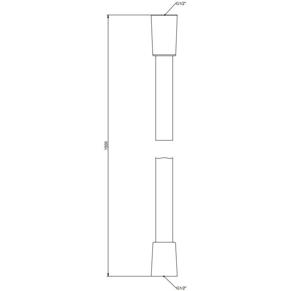 Gessi Inciso Душевой шланг Сromalux 150 см, цвет: brushed brass PVD 01637#727