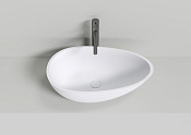 NT Bagno Napoli Раковина чаша 60х35хh16 см, цвет: белый матовый NT404