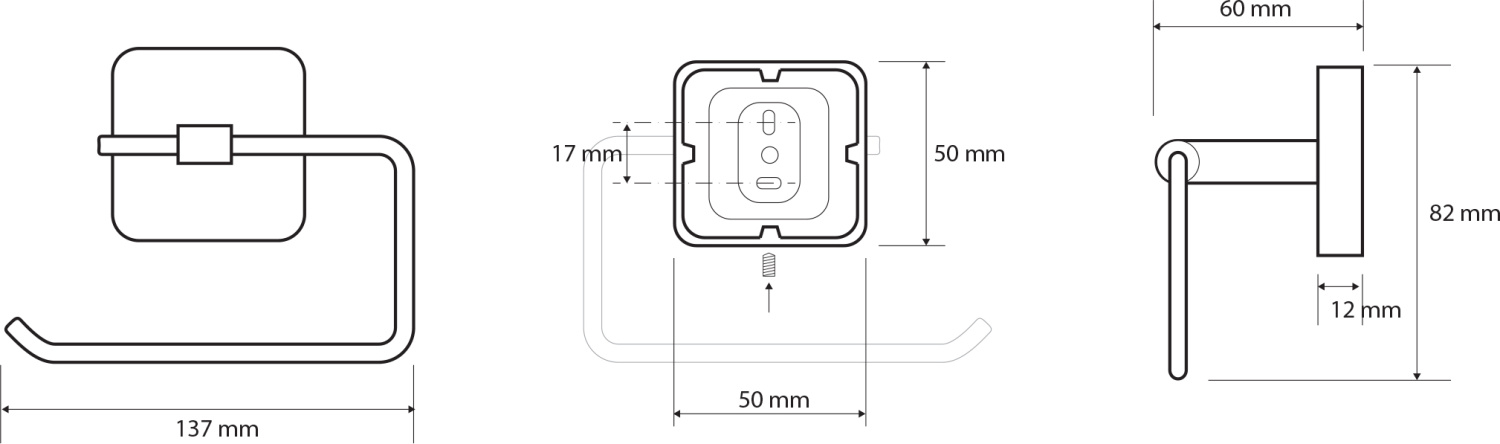 Bemeta Tasi Держатель туалетной бумаги без крышки цвет: хром 154112022