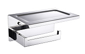 Boheme New Venturo Держатель туалетной бумаги с полочкой, подвесной, цвет: chrome 10311-CR