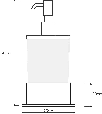 Bemeta Plaza Дозатор настольный цвет: хром 140109161