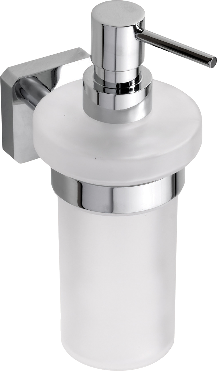 Bemeta Tasi Настенный дозатор для жидкого мыла, стекло цвет: хром 154109042