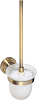 Bemeta Retro Ершик для унитаза подвесной со стеклянной колбой, цвет: бронза 144113017