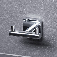 Bemeta Tasi Крючок двойной цвет: хром 154106032