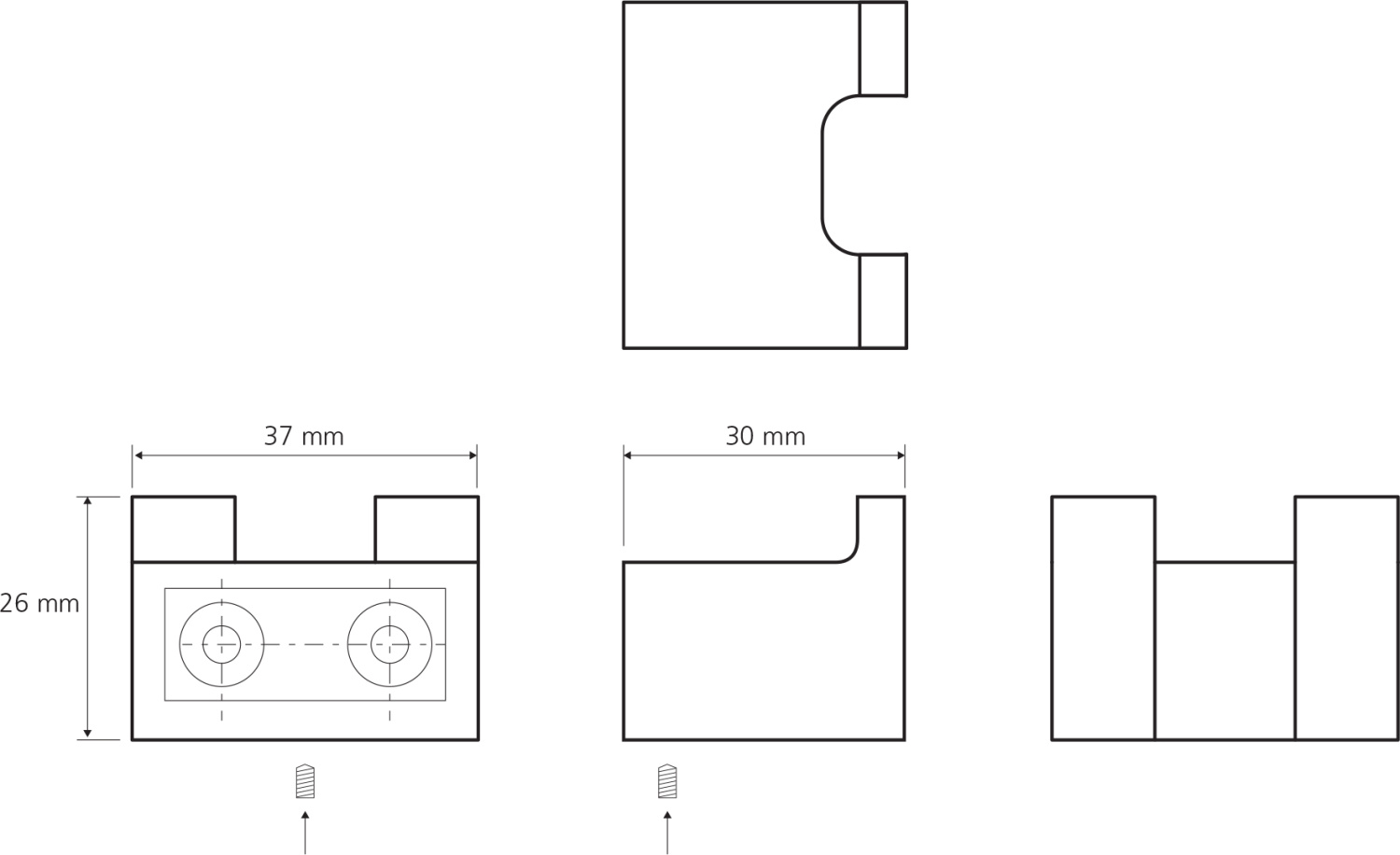 Bemeta Nero Двойной крючок, цвет  черный 135006230