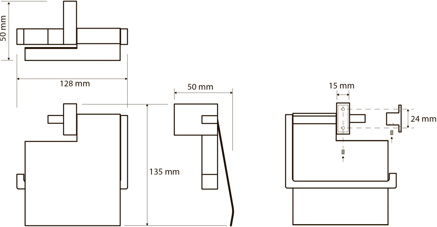 Bemeta Gamma Держатель для туалетной бумаги 145812012