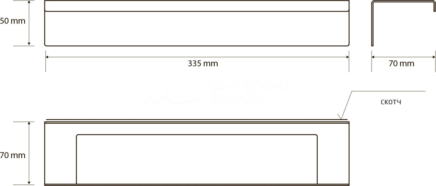 Bemeta Niva Полотенцедержатель 33,5 см, 101112135