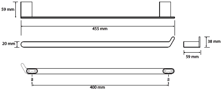 Bemeta Organic Полотенцедержатель цвет: хром 157104351