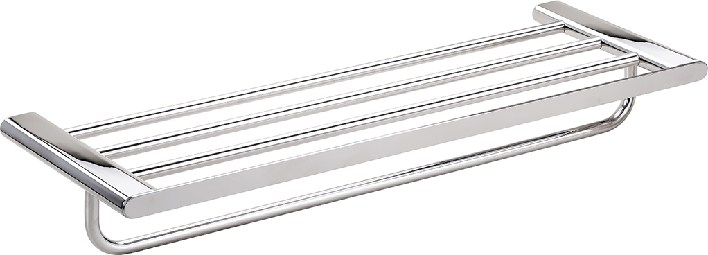 Bemeta Organic Полочка для полотенец с вешалкой цвет: хром 157105151