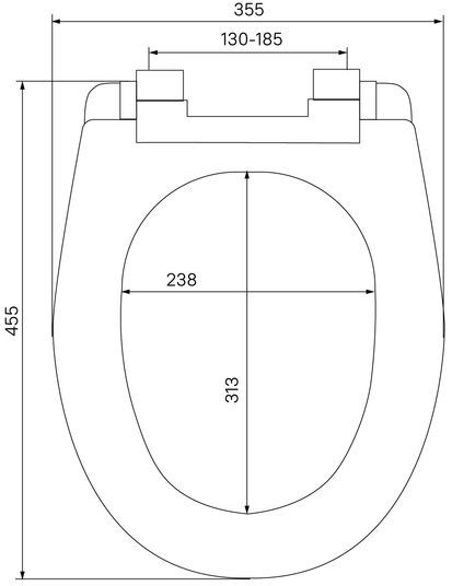 Iddis 4 Сиденье для унитаза из полипропилена, цвет: белый 004PPS3i31