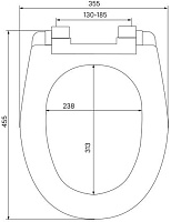 Iddis 4 Сиденье для унитаза из полипропилена, цвет: белый 004PPS3i31