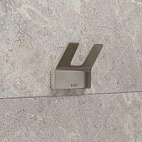 Iddis Slide Крючок двойной, подвесной, сплав металлов, цвет: хром SLISC20i41