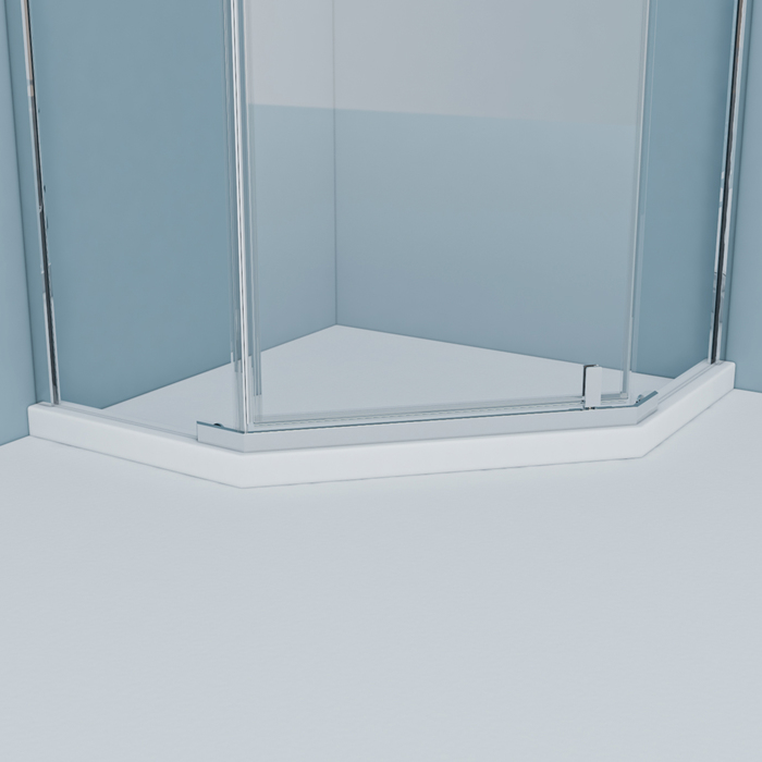 Iddis Steel Профиль под душевое ограждение, 90х90 см, цвет: белый STE5WS9i22