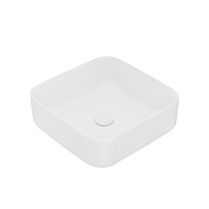 Iddis Bridge Раковина накладная к столешнице, 39x39 см, цвет: белый BRIWS04i27