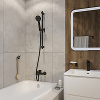 Iddis Ray Душевая штанга 10,9х7,8х70h см, цвет: черный RAY70B0i17