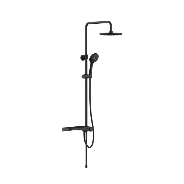 Iddis Ray Душевая стойка с верхним душем 30х36х115h см, цвет: черный RAYMS3Fi76