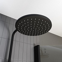 Iddis Ray Душевая стойка с верхним душем 30х36х115h см, цвет: черный RAYMS3Fi76