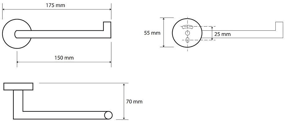 Bemeta Brilo Держатель туалетной бумаги без крышки, пpaвый, цвет: золото глянцевое 161212030