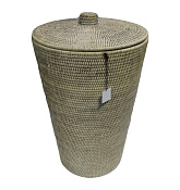 Decor Walther Basket WB Корзина для белья 40x65 см, с крышкой, цвет ротанг светлый 0922091