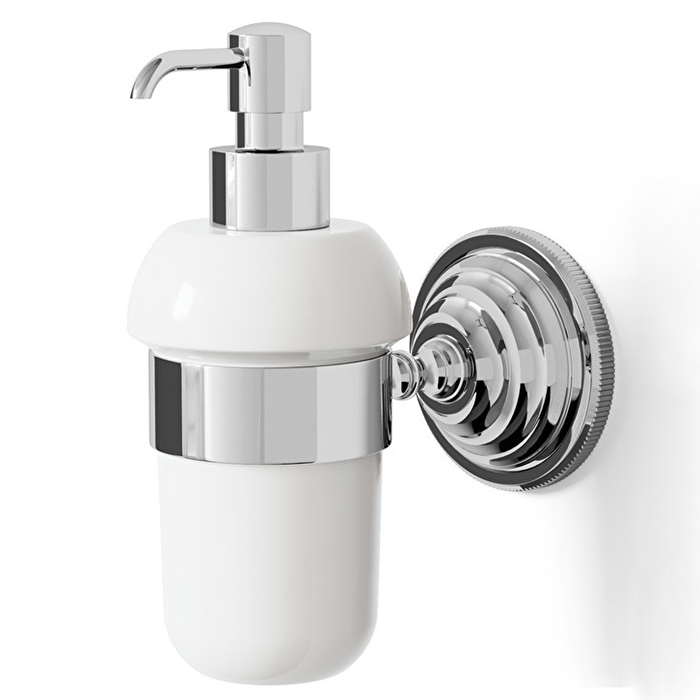 Devon&Devon Diamond Дозатор для жидкого мыла, подвесной, керамическая колба, цвет: хром WHD530CRBI