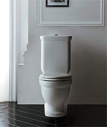 Galassia Ethos Чаша для унитаза моноблок 38х68 см, воронка-водоворот, цвет: белый глянцевый 8441