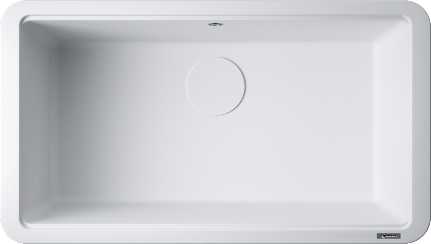 Omoikiri Tarento 83-WH Кухонная мойка Tetogranit 83,8x48,3 см, цвет: белый 4993177