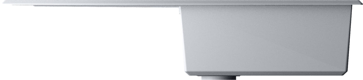 Omoikiri Tedori 100-WH Кухонная мойка Tetogranit 100x51 см, цвет: белый 4993919