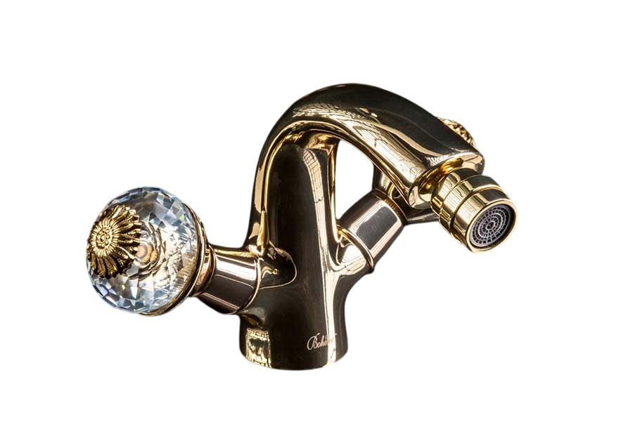 Boheme Flora Смеситель для биде, без донного клапана, цвет: gold 296-FL
