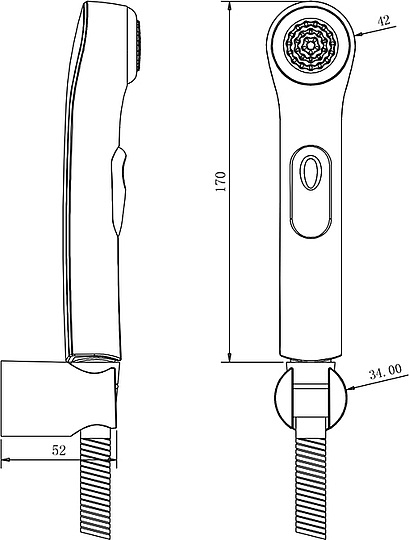 Iddis Torr Гигиенический душ, на раковину, цвет: хром TORSB00i08