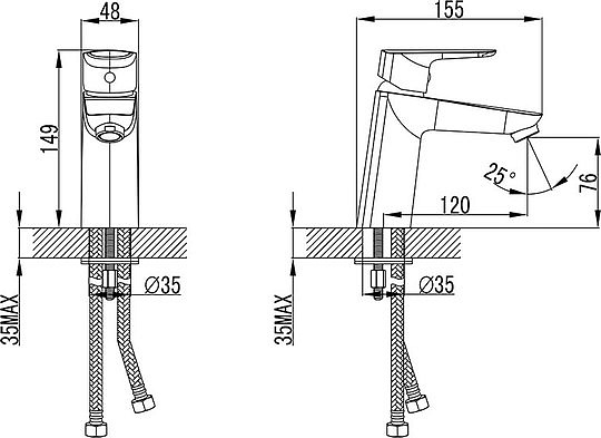 Iddis Vibe Смеситель для раковины, цвет: хром VIBSB00i01
