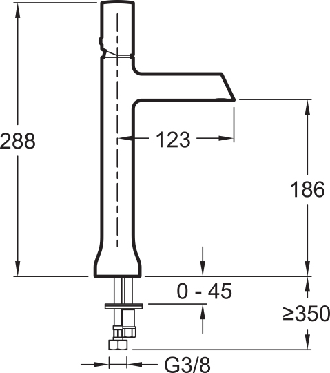 Смеситель Jacob Delafon Toobi  для раковины E8960-CP