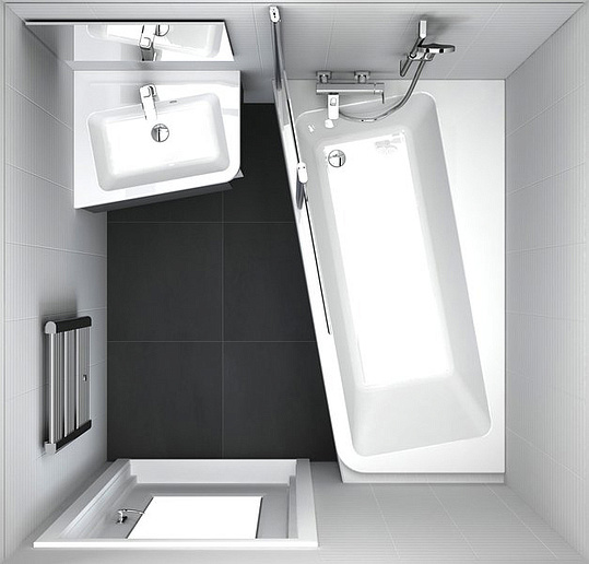 Смеситель Ravak 10° TD 022.00/150 для ванны с душем X070065