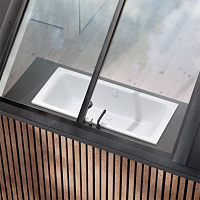 Bette SelecDuo Ванна стальная встраиваемая 170x75 см, с шумоизоляцией, цвет: белый 3472-000