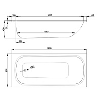 Bette Form Ванна стальная встраиваемая 180x80 см, BetteАнтислип Sense, с шумоизоляцией, цвет: белый 2950-000 AS AD