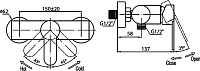 Cezares Laconico Смеситель для душа LACONICO-C-D-01
